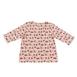 Christopher & Banks New York City Shirt Women’s XL Pink 3/4 Sleeve Top 2008 NYC